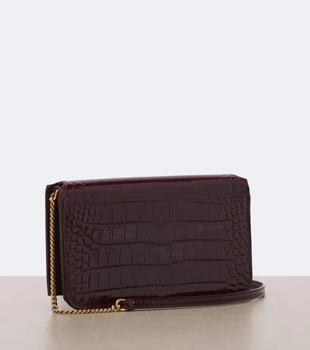 Pochette pour téléphone Cassandre en cuir - Saint Laurent - Modalova