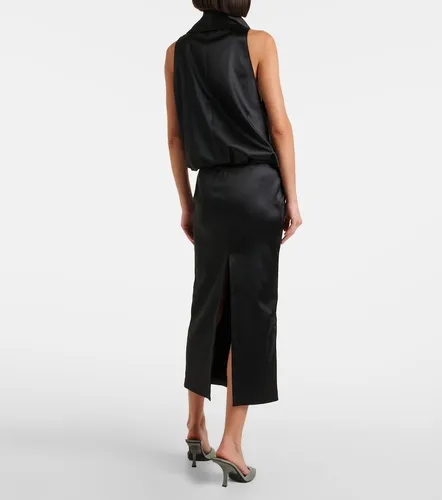 The Attico Robe midi en satin - The Attico - Modalova