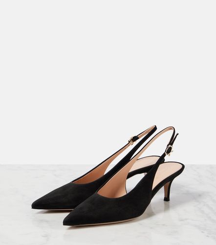 Escarpins slingback Robbie 55 en daim - Gianvito Rossi - Modalova