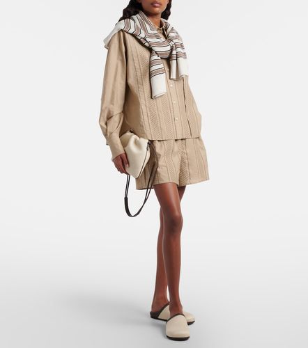 Short en coton mélangé - Brunello Cucinelli - Modalova