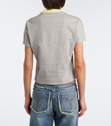 T-shirt réversible en coton - Versace - Modalova