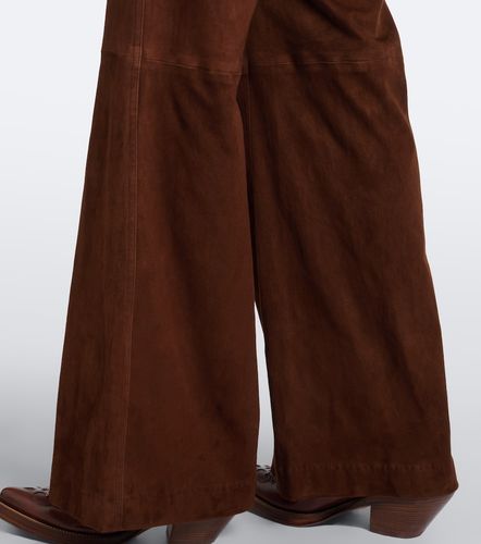 Pantalon évasé Beaton en daim - Polo Ralph Lauren - Modalova