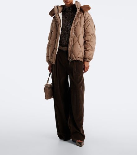 Pantalon ample Monili en coton mélangé - Brunello Cucinelli - Modalova