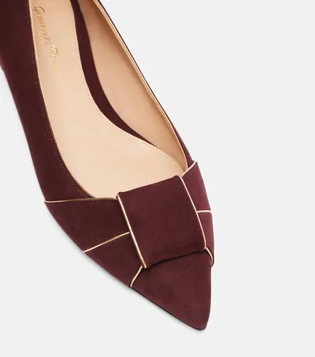 Gianvito Rossi Ballerines en daim - Gianvito Rossi - Modalova