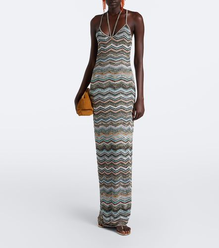 Missoni Robe longue Zigzag en lamé - Missoni - Modalova