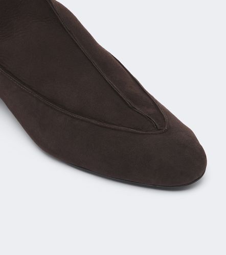 Bottines en daim et shearling - Magda Butrym - Modalova