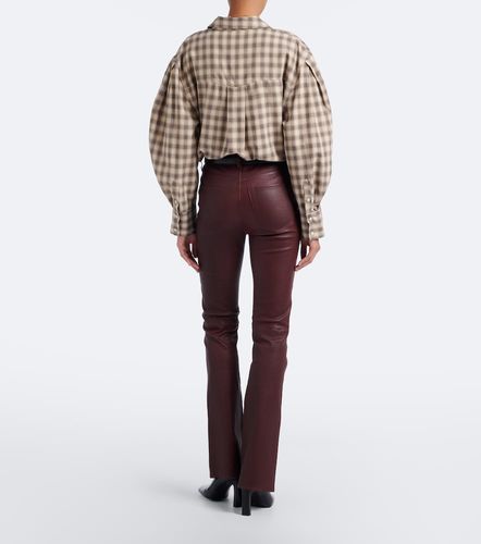 Frame Pantalon flared en cuir - Frame - Modalova