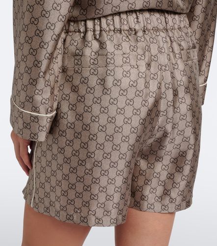 Gucci Short GG en soie - Gucci - Modalova