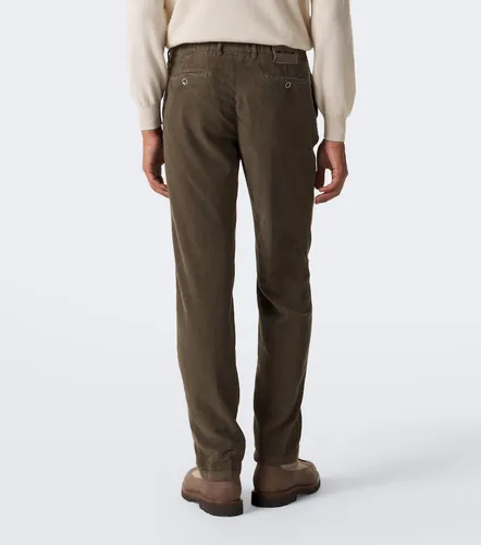 Pantalon droit en velours côtelé - Kiton - Modalova