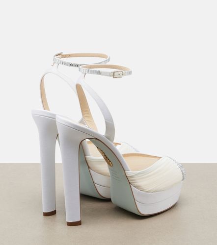 Sandales à plateau Bridal Be Mine à ornements - Aquazzura - Modalova