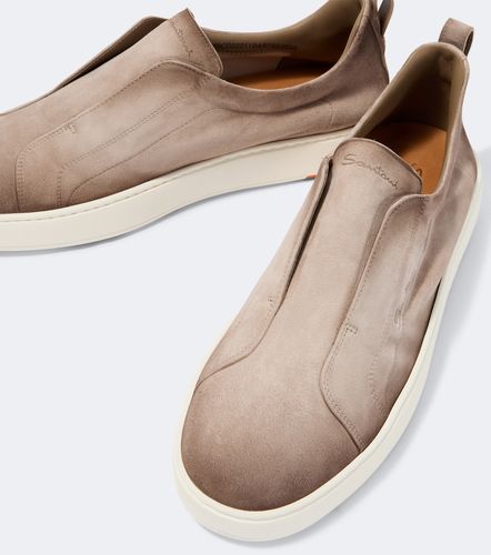 Santoni Slip-on Victory en daim - Santoni - Modalova