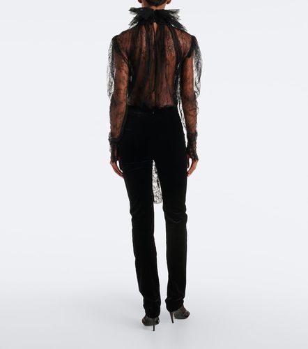 Pantalon ajusté Ryden en velours de coton - Khaite - Modalova