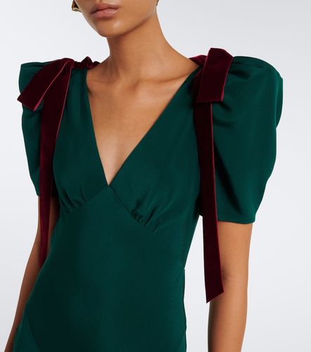 Robe longue en soie à nœud - Rodarte - Modalova