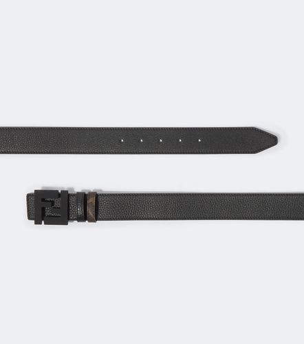 Ceinture FF Zucca en cuir réversible - Fendi - Modalova