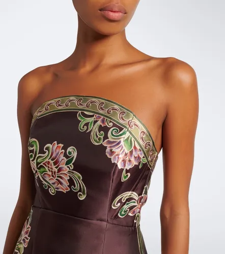 Alémais Robe midi bustier Josie à imprimé - Alemais - Modalova