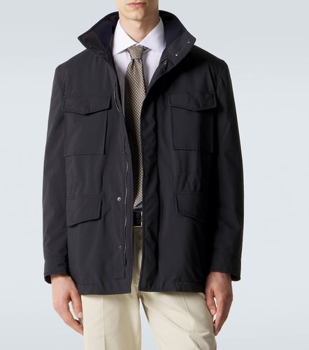Veste saharienne à finitions en cuir - Brioni - Modalova