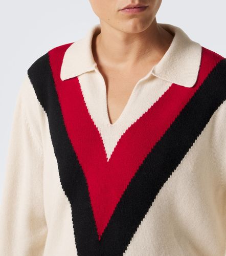 Polo en cachemire à motif jacquard - Valentino Garavani - Modalova