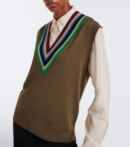 Pull sans manches en laine vierge - Dries Van Noten - Modalova