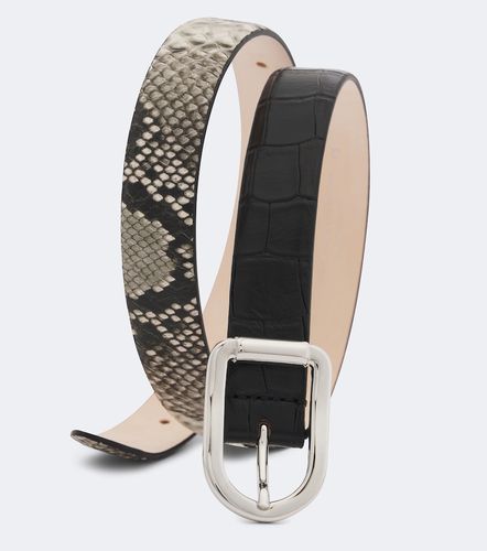 Déhanche Ceinture Mija en cuir façon croco et serpent - Dehanche - Modalova