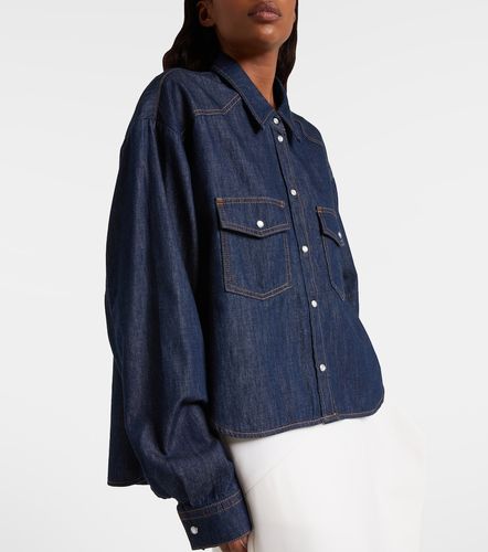 Chemise Grenon asymétrique en jean - Khaite - Modalova