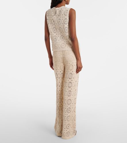 Pantalon ample The Crochet en coton - Frame - Modalova