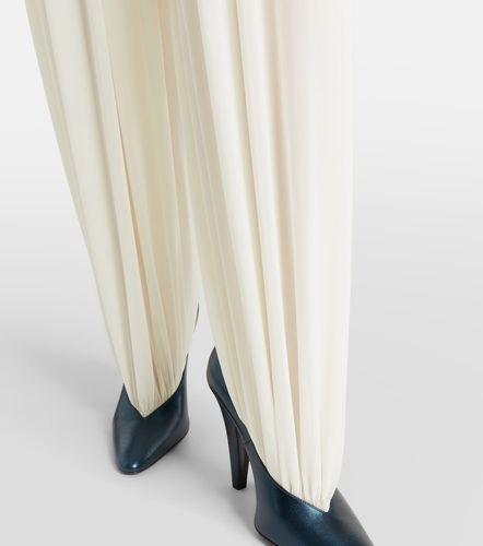 Alaïa Pantalon ample en soie mélangée - Alaia - Modalova