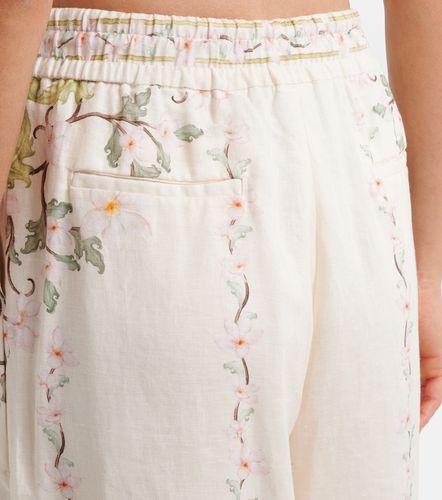 Pantalon ample Tota en lin à fleurs - Agua by Agua Bendita - Modalova