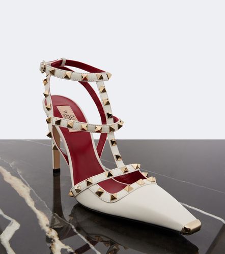 Escarpins Rockstud en cuir - Valentino Garavani - Modalova