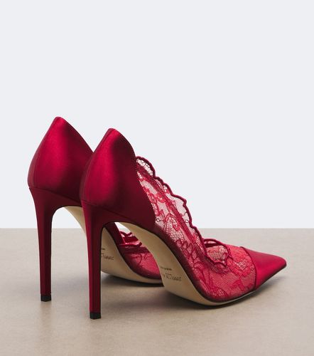 Escarpins Brigitte en satin à dentelle - Jimmy Choo - Modalova
