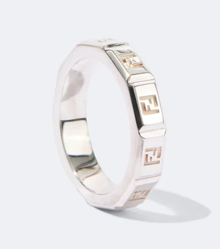 Fendi Bague FF en argent sterling - Fendi - Modalova