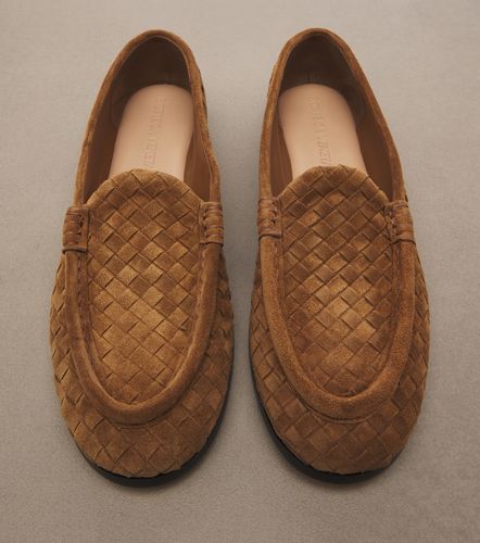 Mocassins Silenzio en daim Intrecciato - Bottega Veneta - Modalova