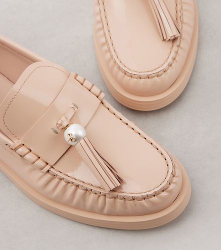 Mocassins Addie en cuir verni à ornements - Jimmy Choo - Modalova
