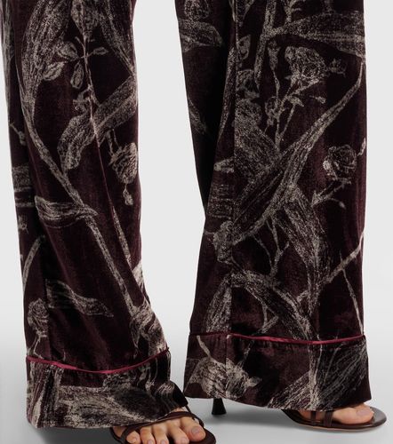Pantalon de pyjama en satin à fleurs - La DoubleJ - Modalova