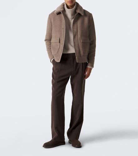 Veste en laine, cachemire et shearling - Canali - Modalova