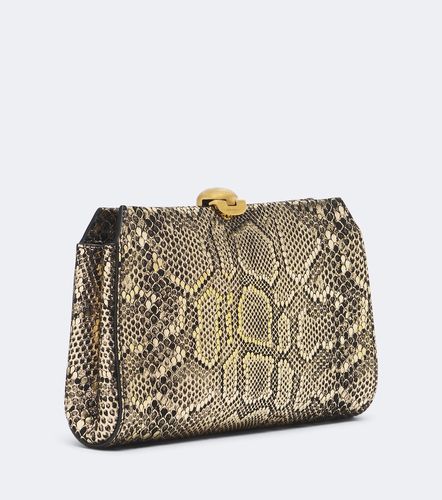 Pochette Lou en cuir façon serpent - Nour Hammour - Modalova