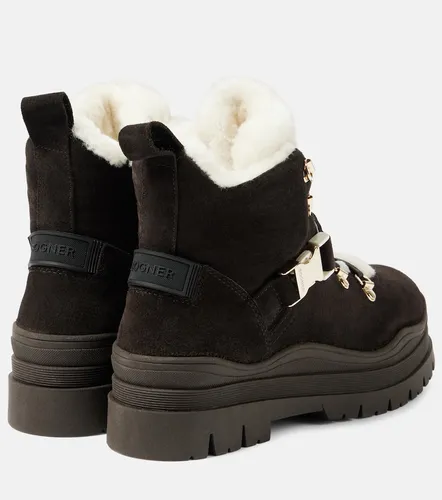Bottines Arosa en daim à finitions en peau lainée - Bogner - Modalova