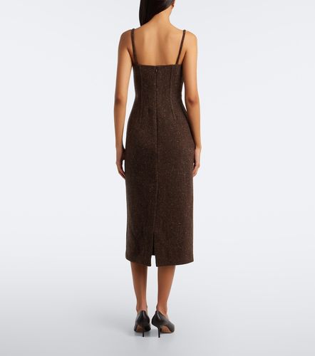 Robe midi Jocey en laine et cachemire mélangés - Ralph Lauren Collection - Modalova