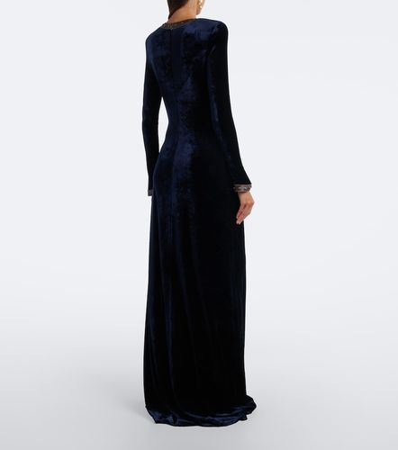 Robe longue Nancie en velours - Ralph Lauren Collection - Modalova