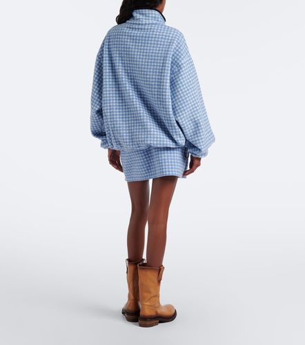 Miu Miu Mini-jupe à carreaux - Miu Miu - Modalova