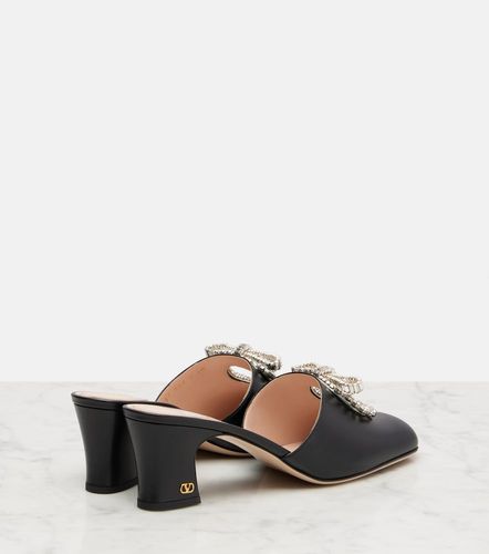 Mules Adamantine 60 en cuir à ornements - Valentino Garavani - Modalova