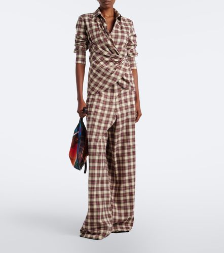 Chemise en coton à carreaux - Dries Van Noten - Modalova