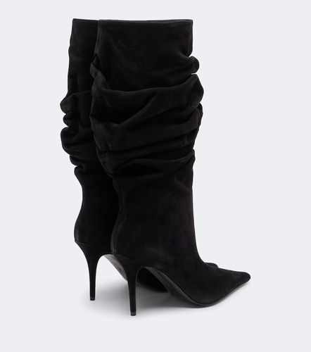 Amina Muaddi Bottes Anok en daim - Amina Muaddi - Modalova