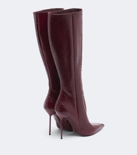 Bottes Lidia en cuir façon serpent - Paris Texas - Modalova