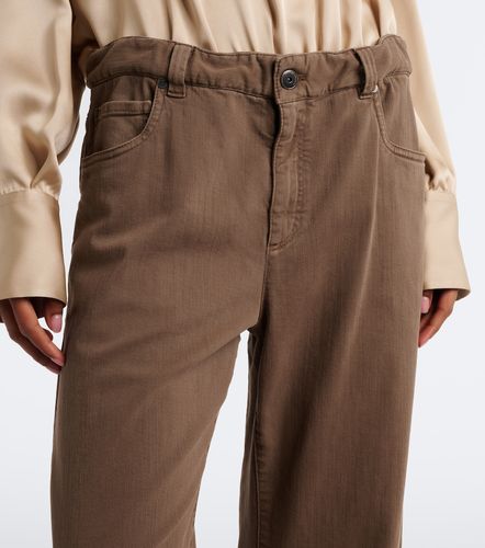 Jean wide Monili à taille basse - Brunello Cucinelli - Modalova