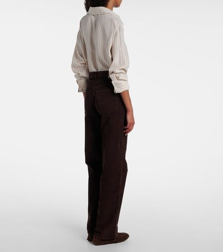 Pantalon ample Kora à taille haute en velours côtelé - AG Jeans - Modalova