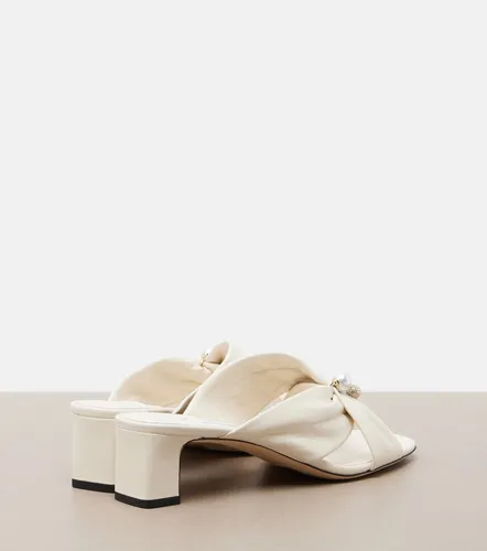 Mules Rafi en cuir à ornements - Jimmy Choo - Modalova
