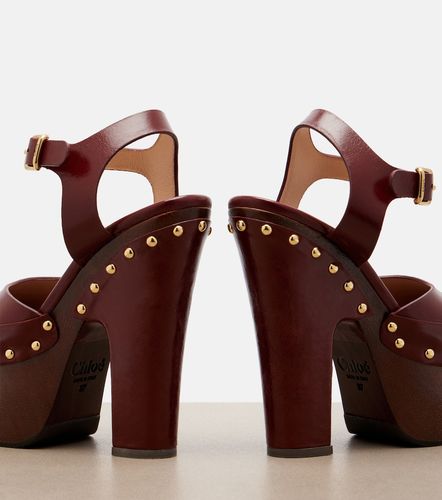 Chloé Sandales à plateau Meret en cuir - Chloe - Modalova