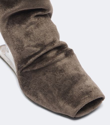 Bottines Cantilever en velours - Rick Owens - Modalova