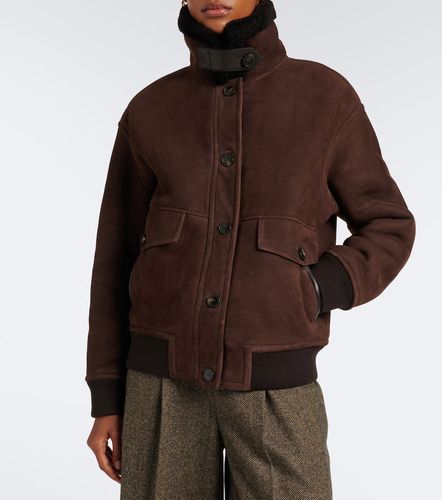 Veste en daim et shearling - Yves Salomon - Modalova