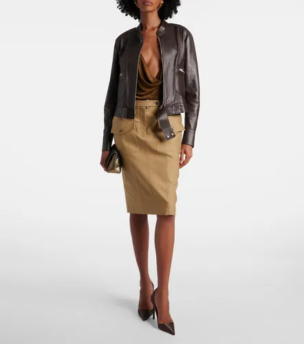 Tom Ford Veste en cuir - Tom Ford - Modalova